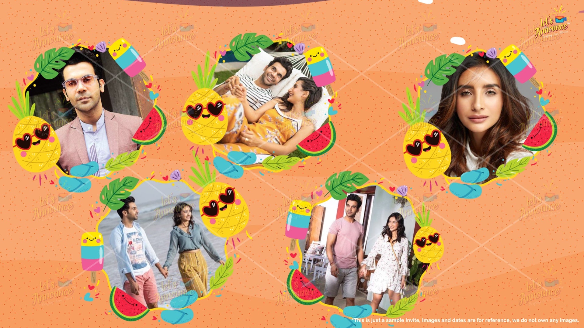 Amazing Beach Wedding Invite-61 sec (USD 100$)