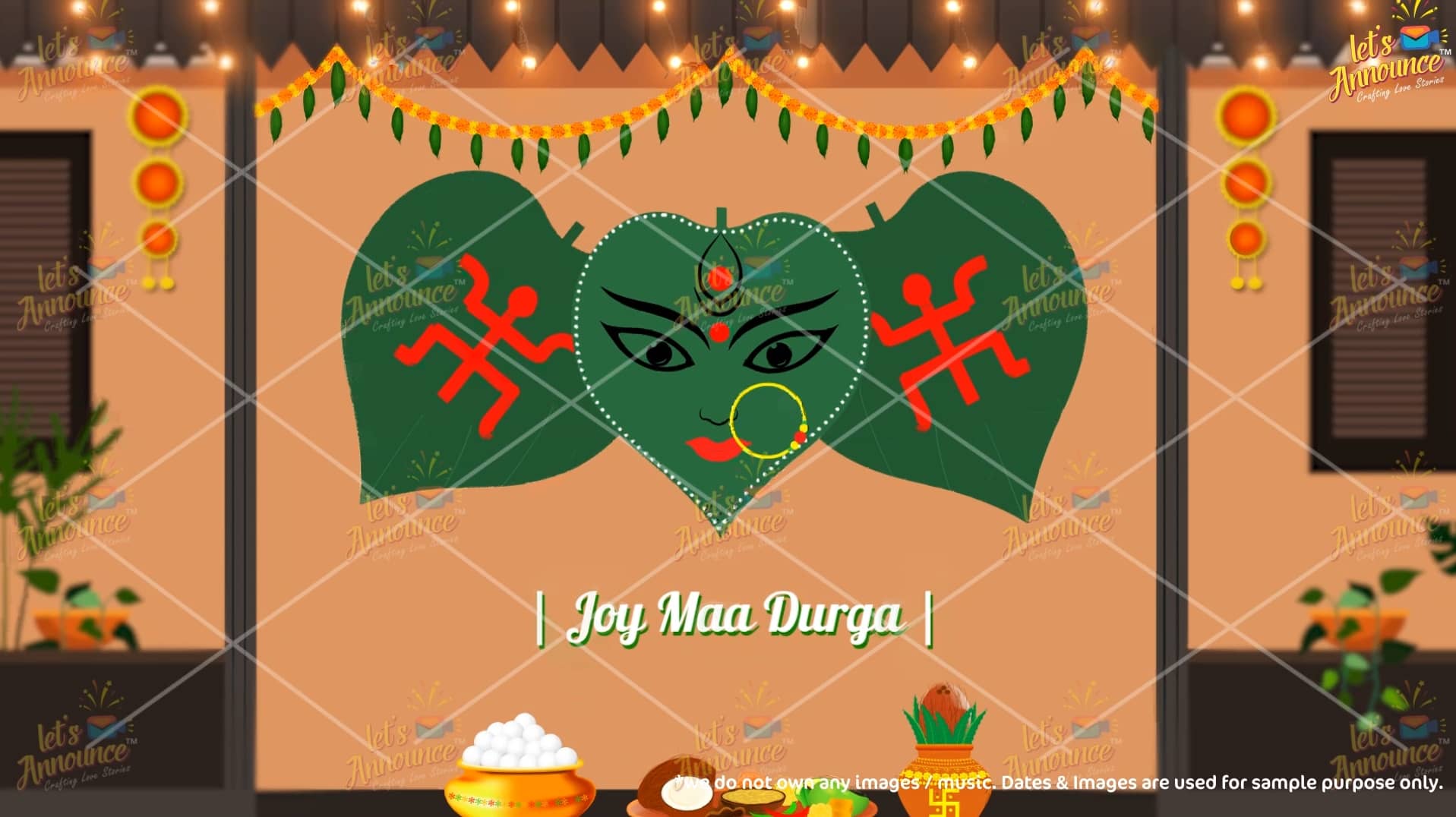 Bengali wedding Invitation -90 sec (USD 99$)
