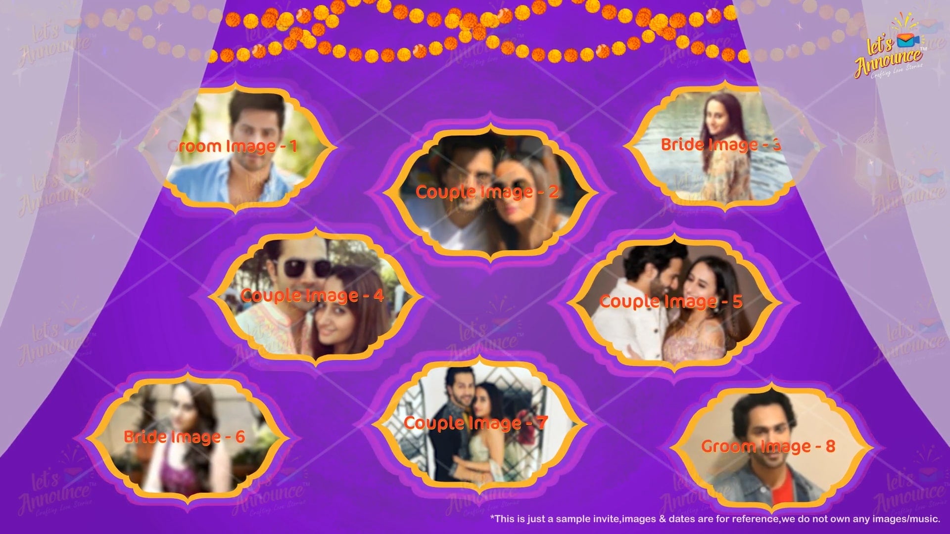 Best Friend Wedding Invitation-92 sec (USD 105$)