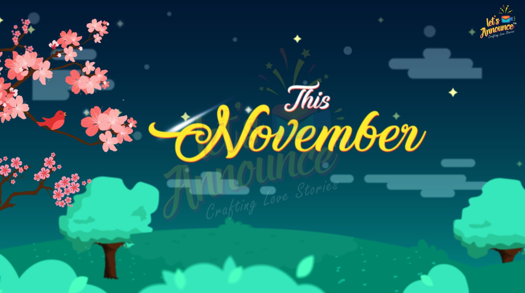 Classy Love Bird Invite-45sec(USD 85$)