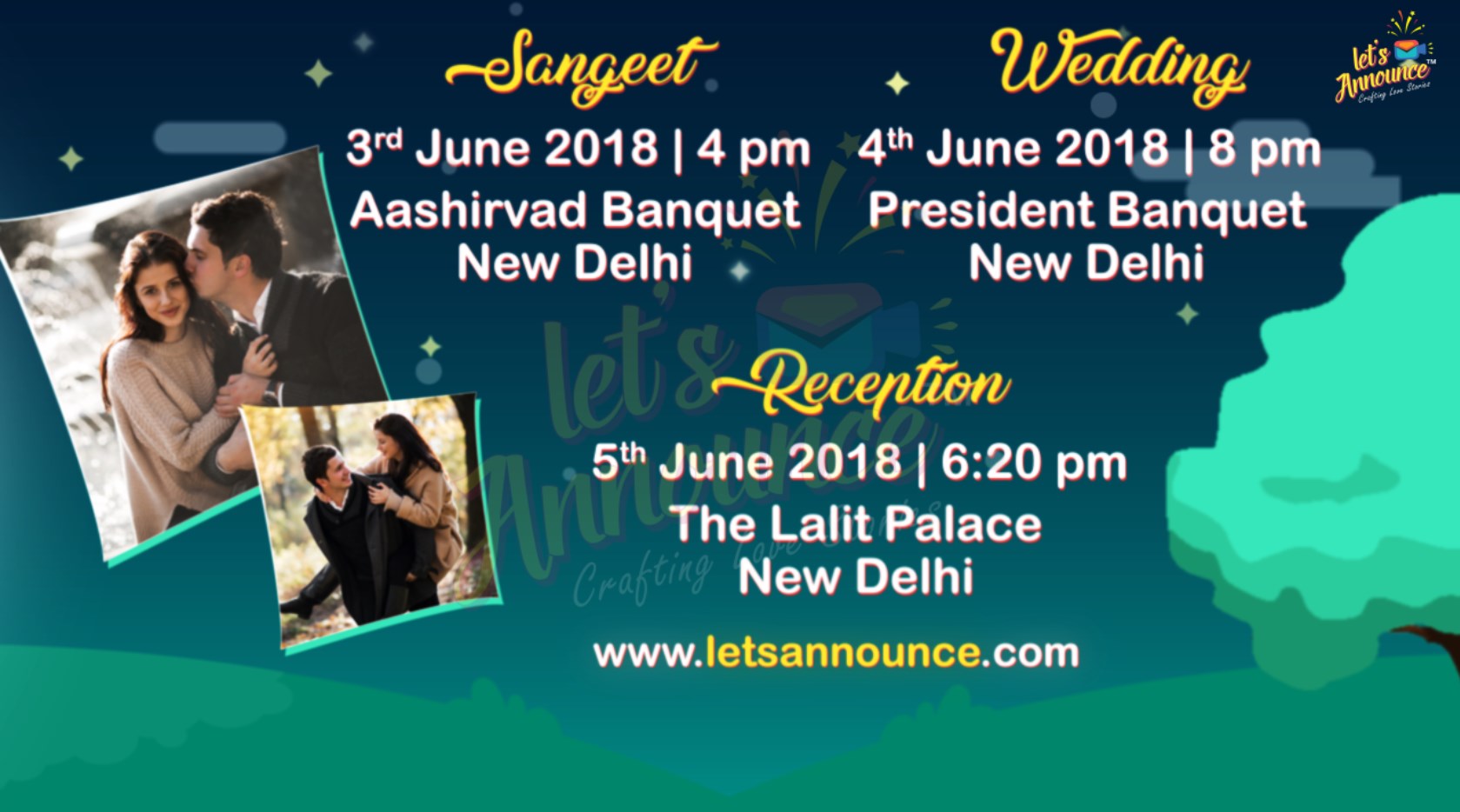 Classy Love Bird Invite-45sec(USD 85$)