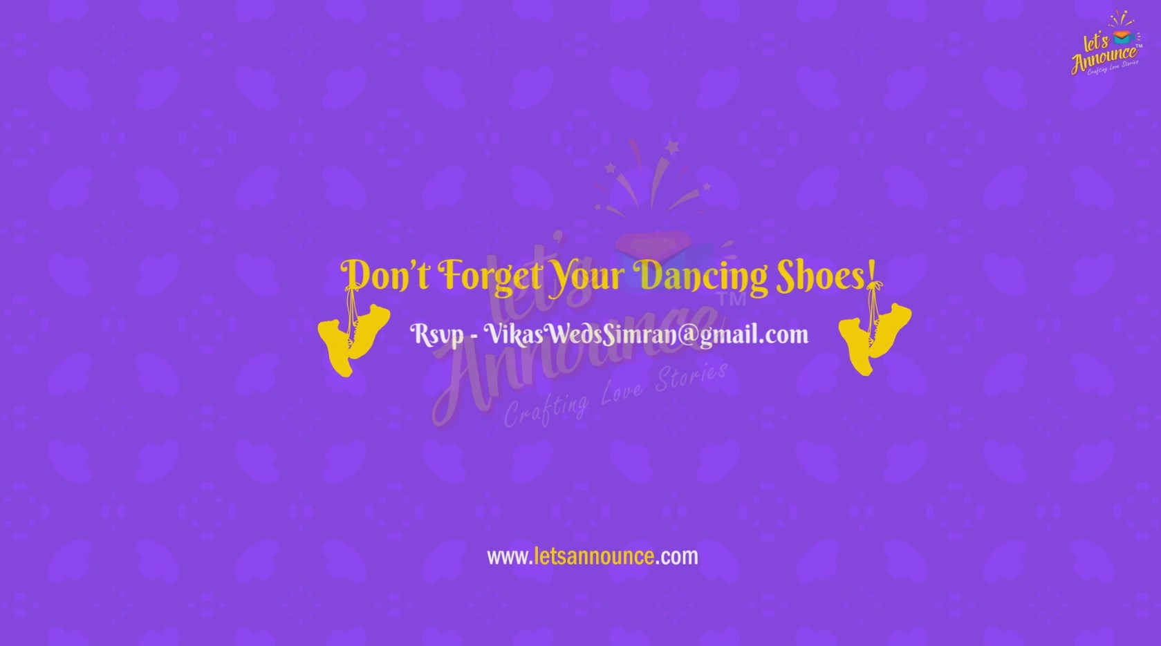 Indian Wedding and Sangeet Invitation-44 sec(USD 85$)