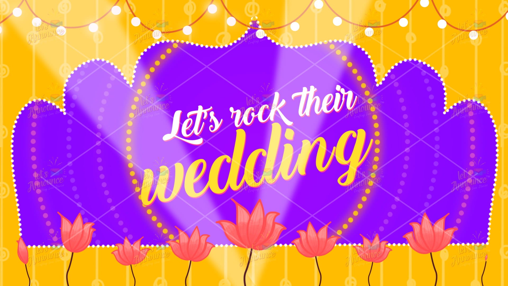 Quirky Wedding Invitation-72 sec (USD 100$)