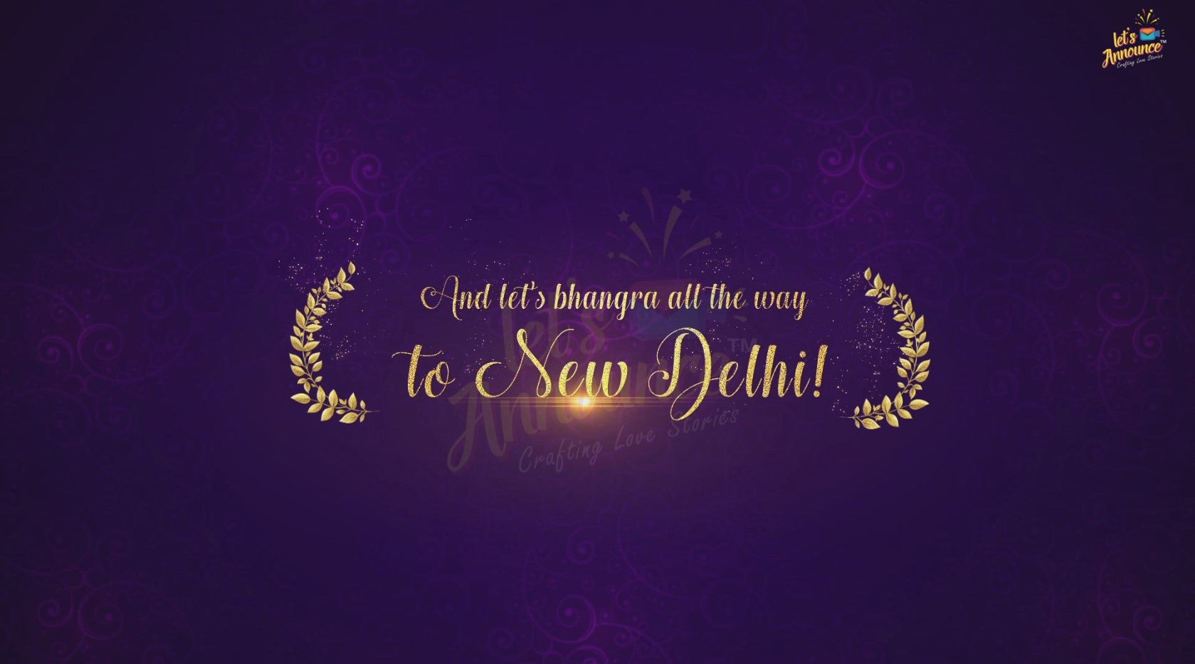 Royal Wedding Invite-68 sec(USD 75$)