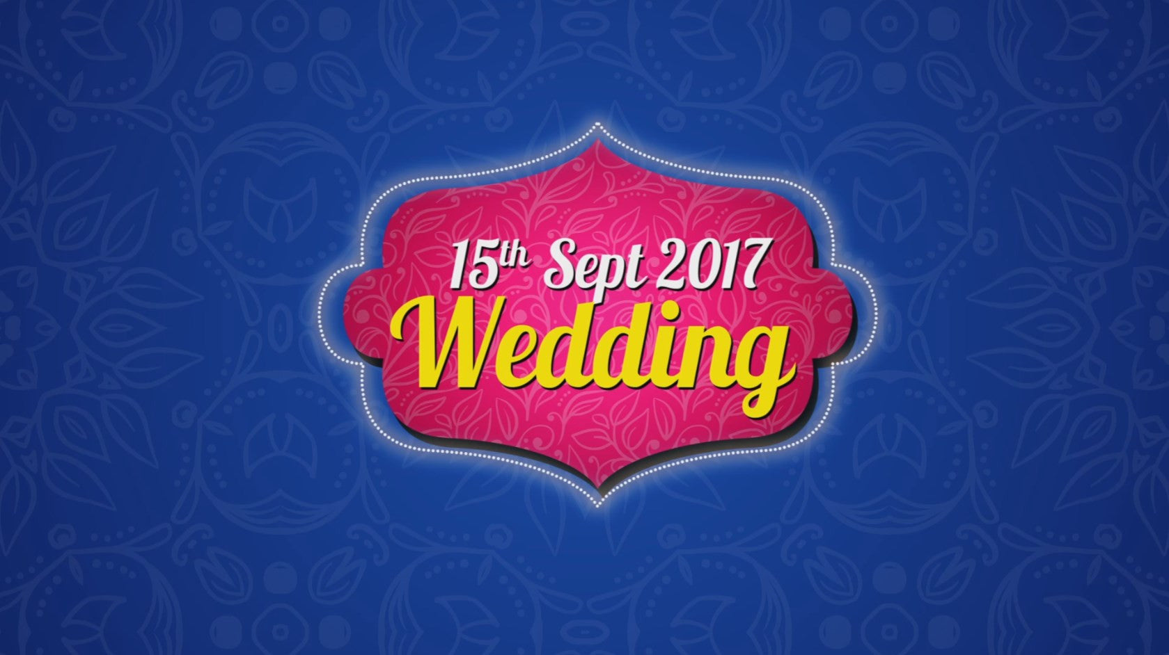 Grand Wedding Invite-38 sec(USD 99$)