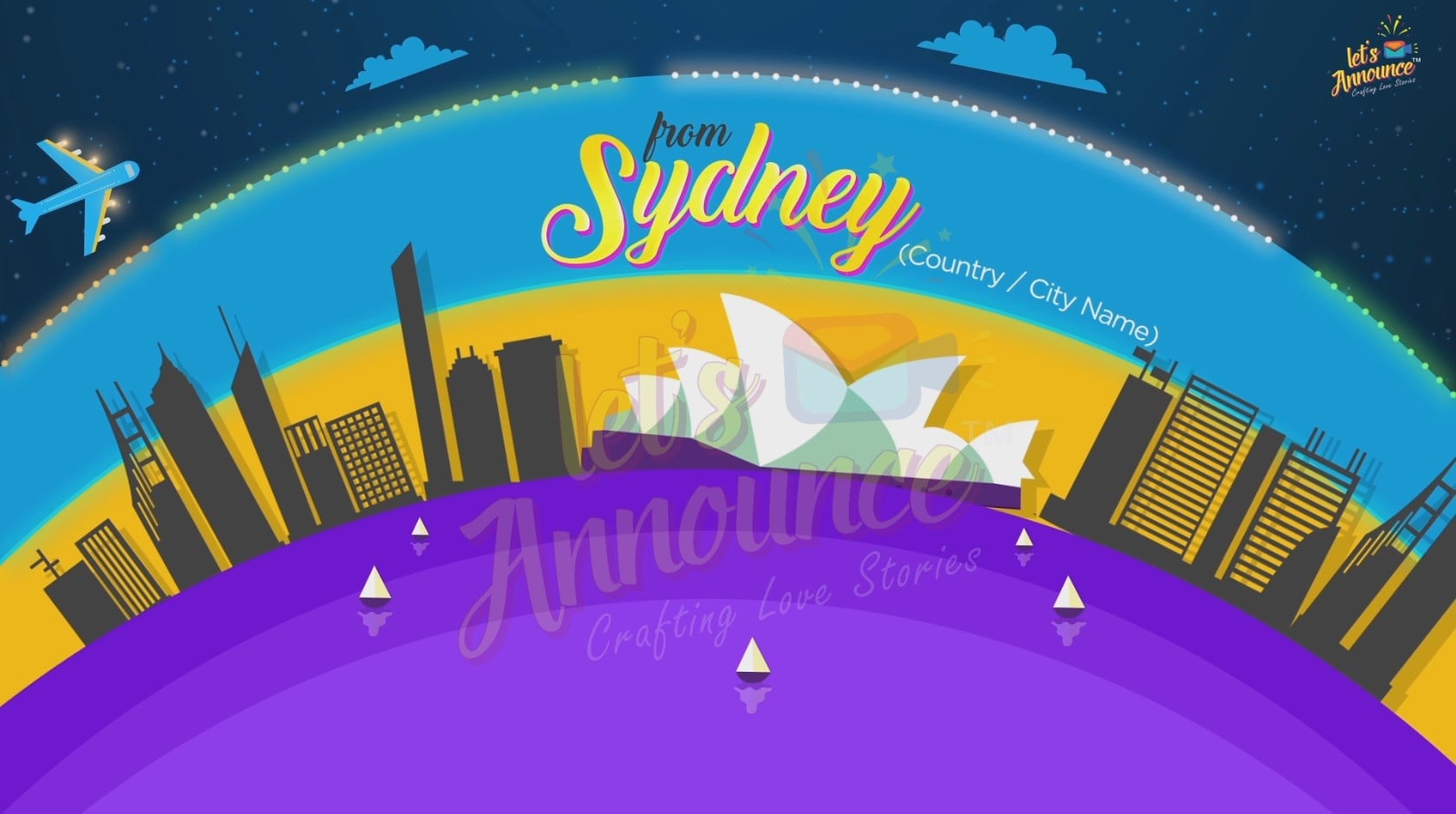 Destination Wedding Invite-75 sec(USD 105$)