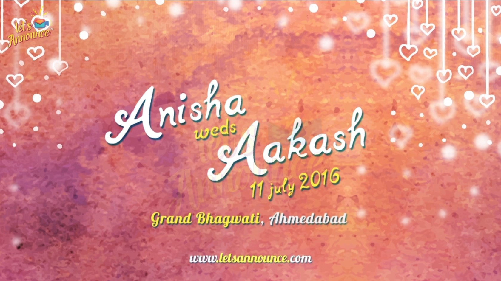 Wedding invite