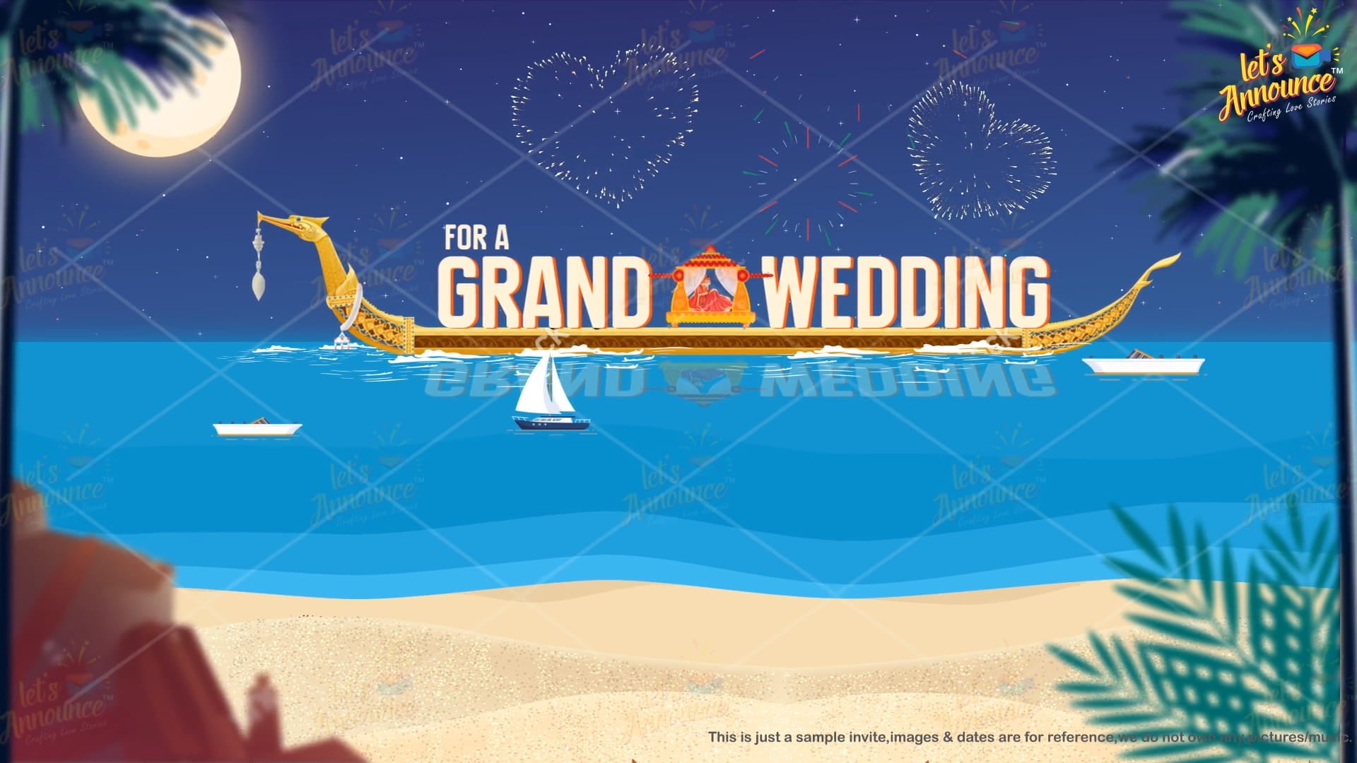 Made in Heaven Wedding Invitation-88 sec (USD 105$)