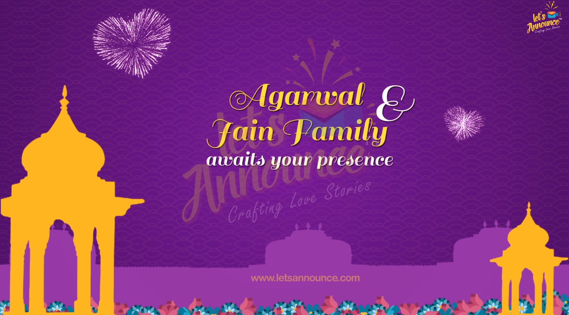 Majestic Wedding Invite-80 sec(USD 115$)