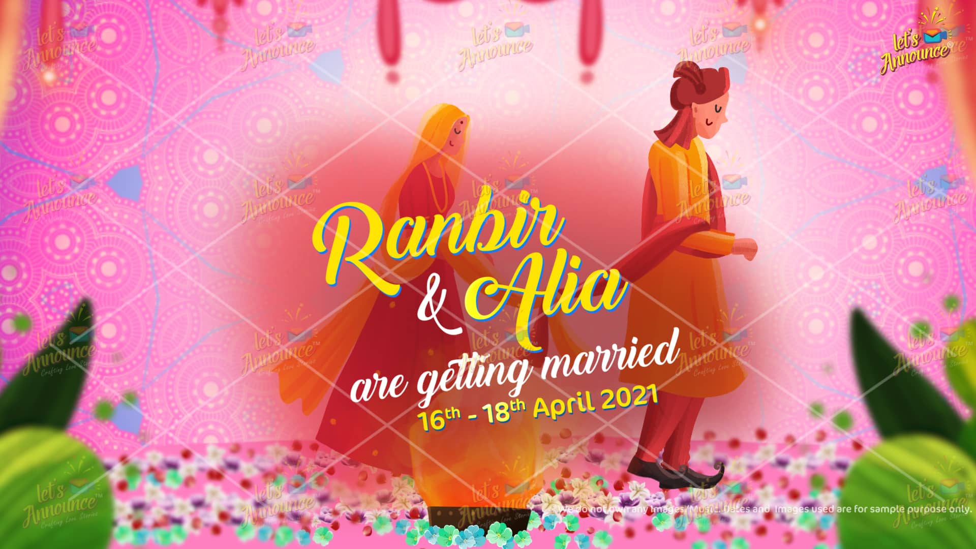 Quirky 2.0 Wedding Invitation-90 sec (USD 100$)