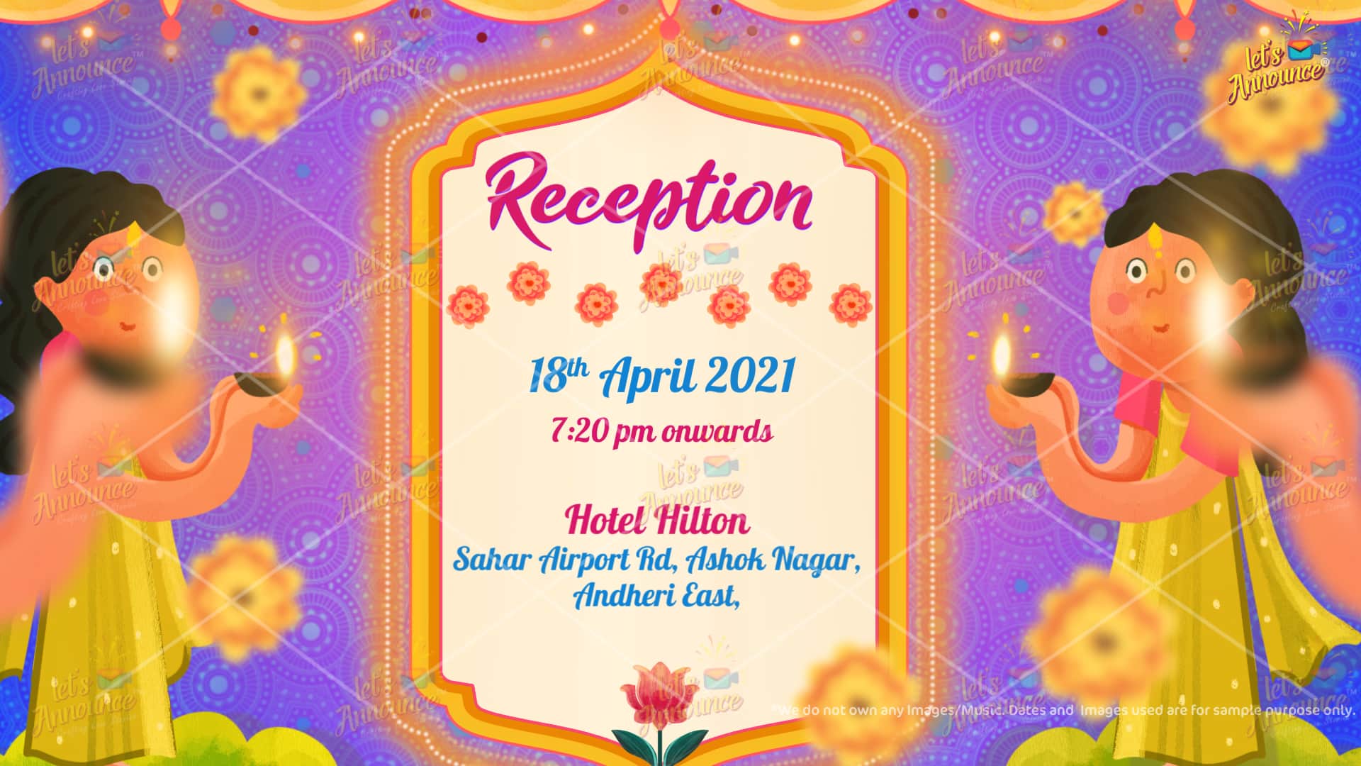 Quirky 2.0 Wedding Invitation-90 sec (USD 100$)