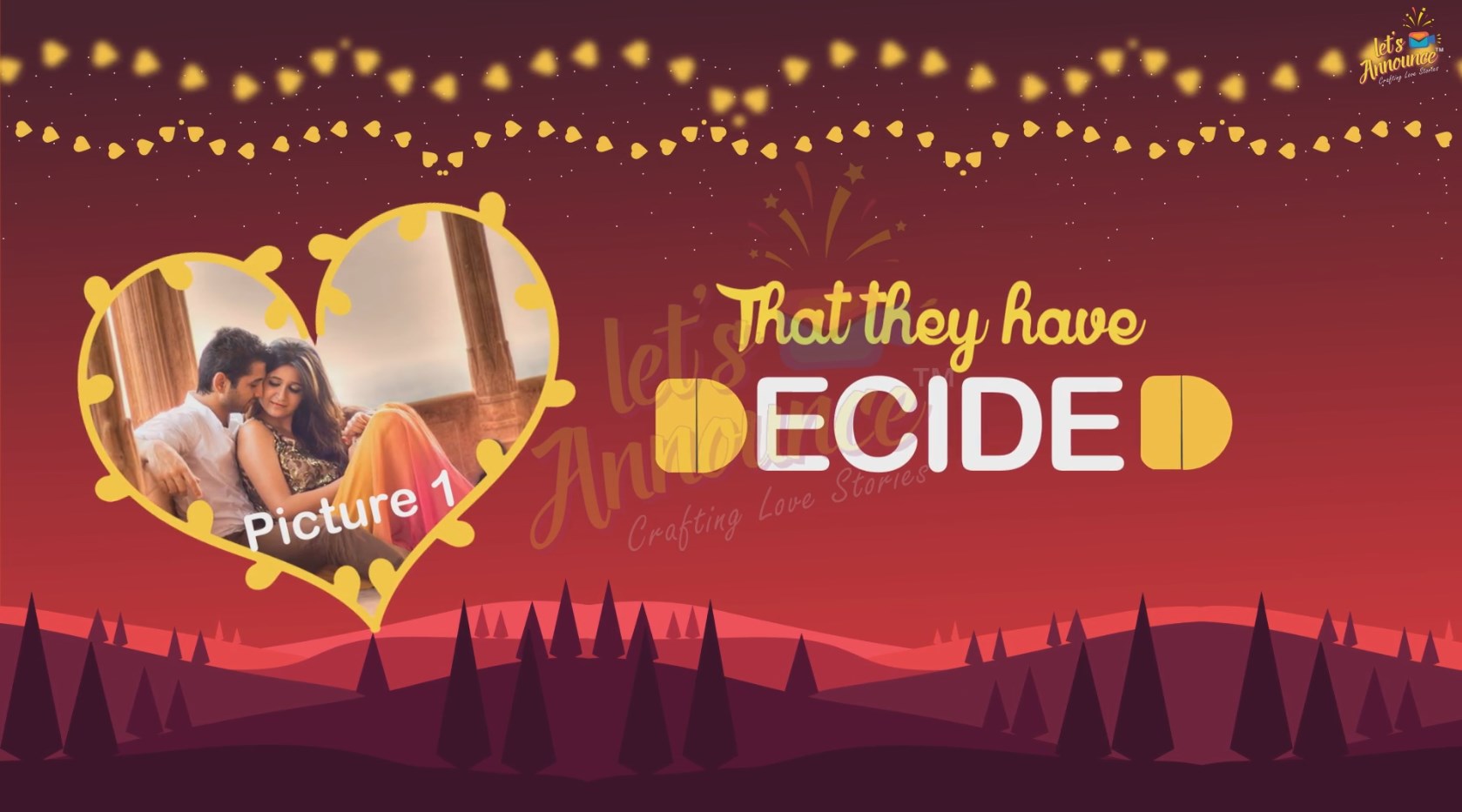 Romantic Wedding Video Invite-48 sec(USD 85$)