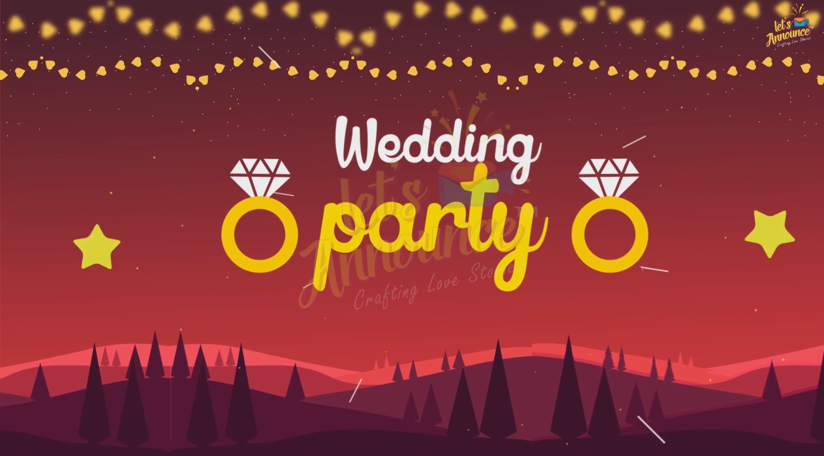 Romantic Wedding Video Invite-48 sec(USD 85$)