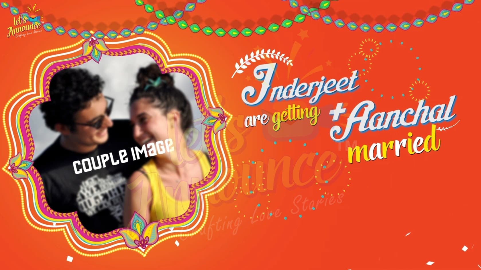 Punjabi Wedding Invite-68 sec(USD 105$)