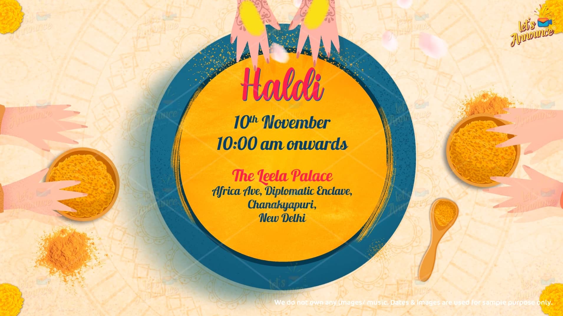 Elegant Wedding Invitation -95 sec (USD 100$)