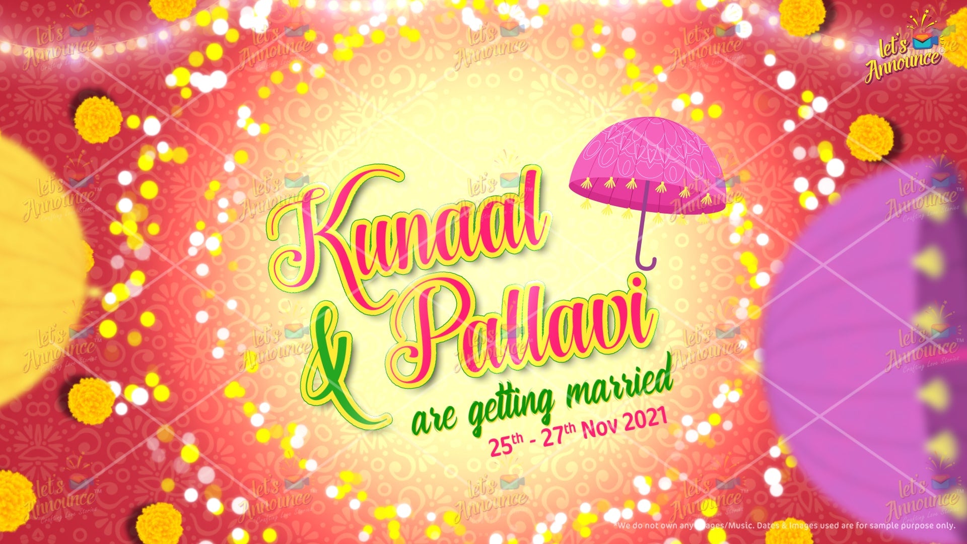 Quirky Wedding Invitation by www.letsannounc.com