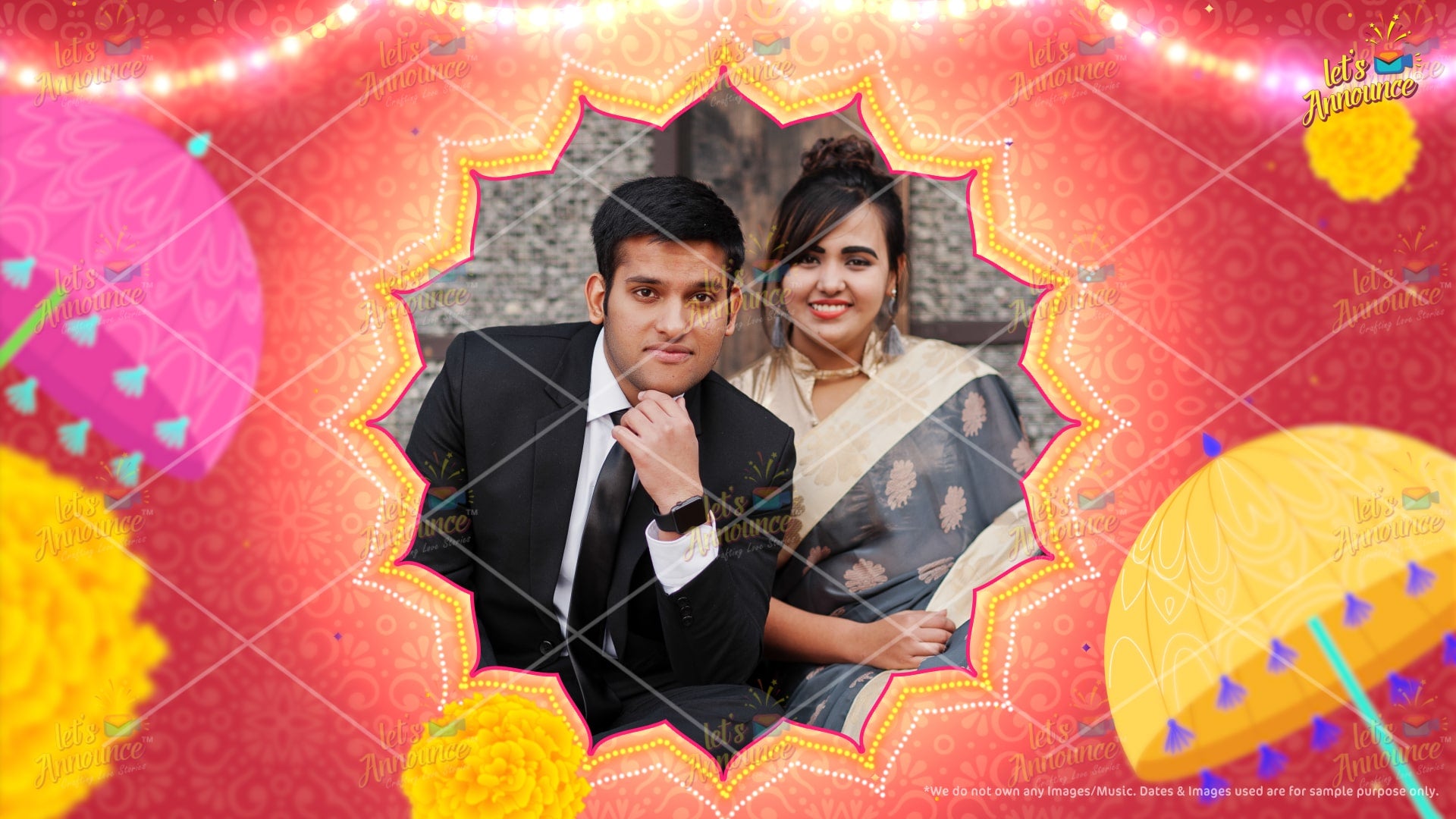Indian Wedding Invitation by www.letsannounc.com