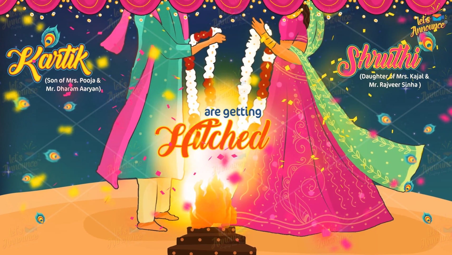 Eternal Love Wedding Invitation-83 sec (USD 105$)