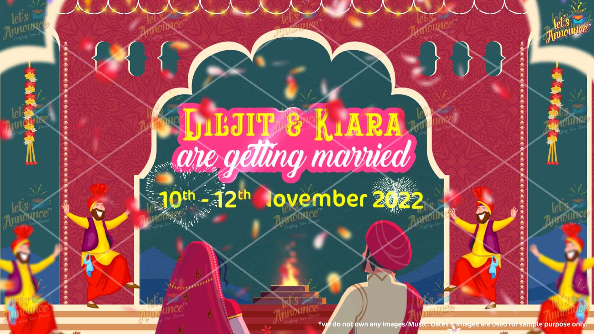 Punjabi Wedding Invite 2.0 -90 sec (USD 99$)