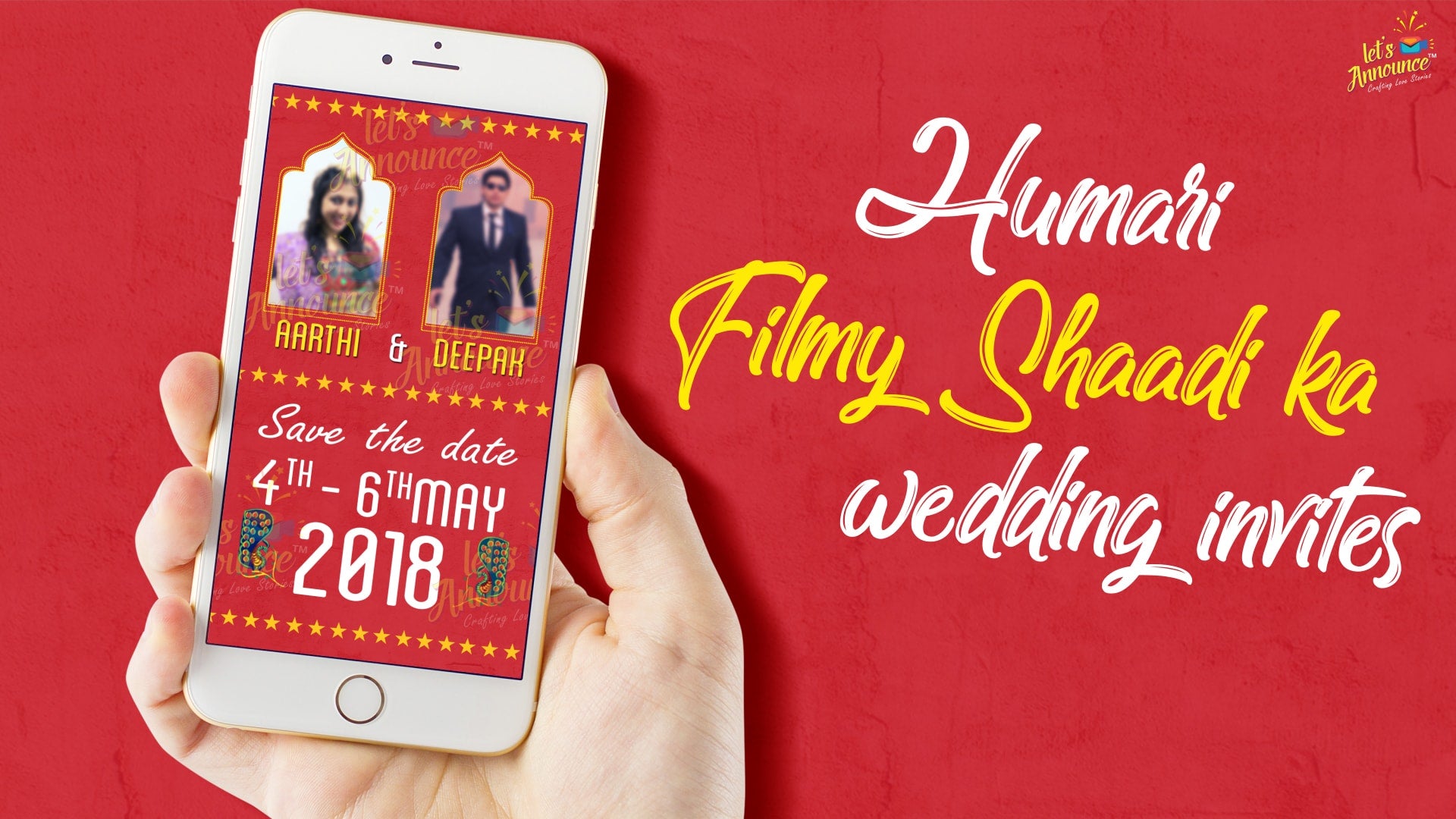Filmy Wedding E-Invite (USD 50$)