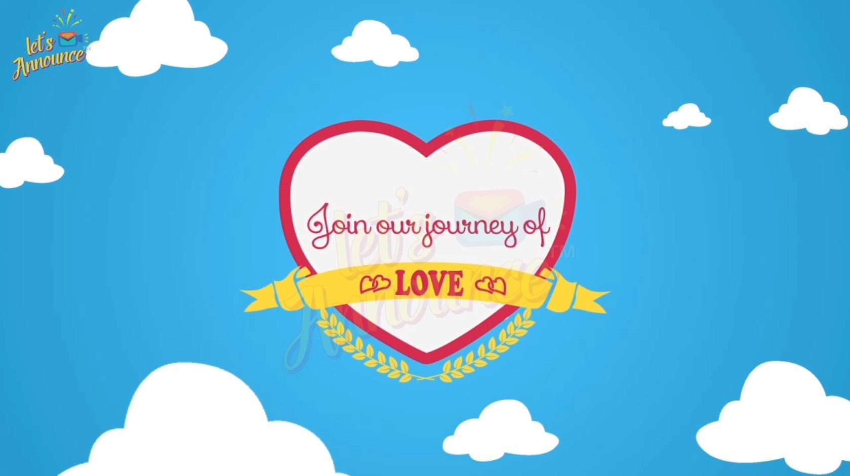 Journey of Love Invite-20 sec (USD 30$)
