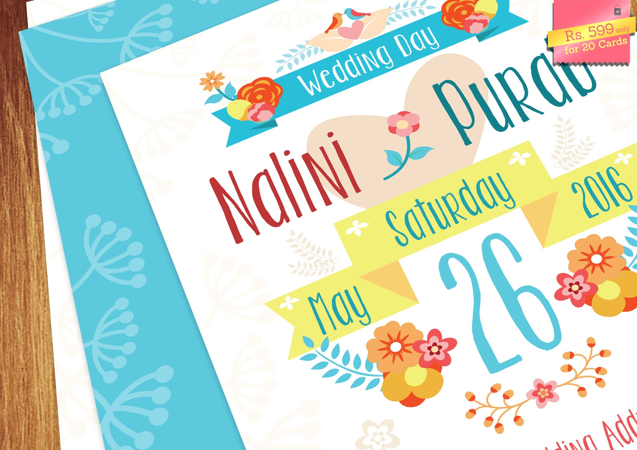 Floral Theme invite