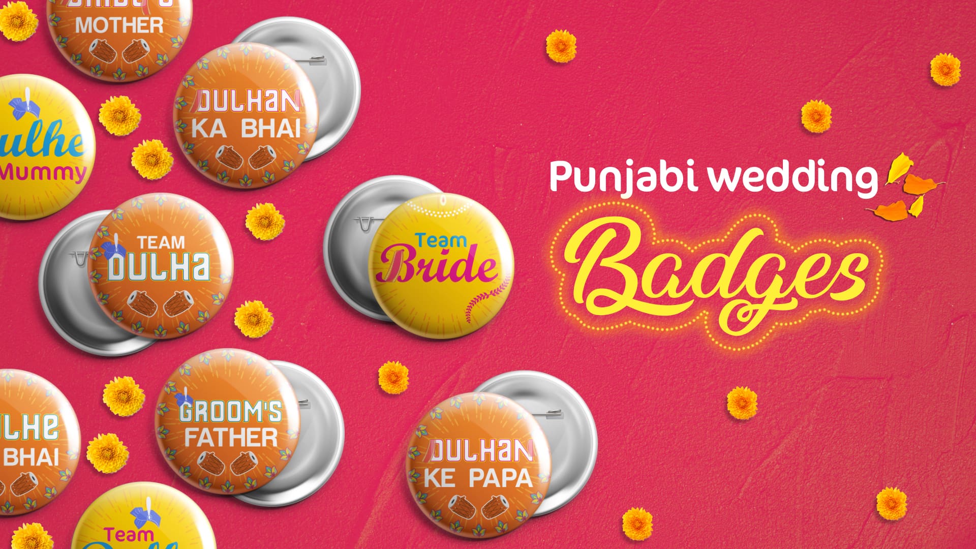 Punjabi Wedding Badges