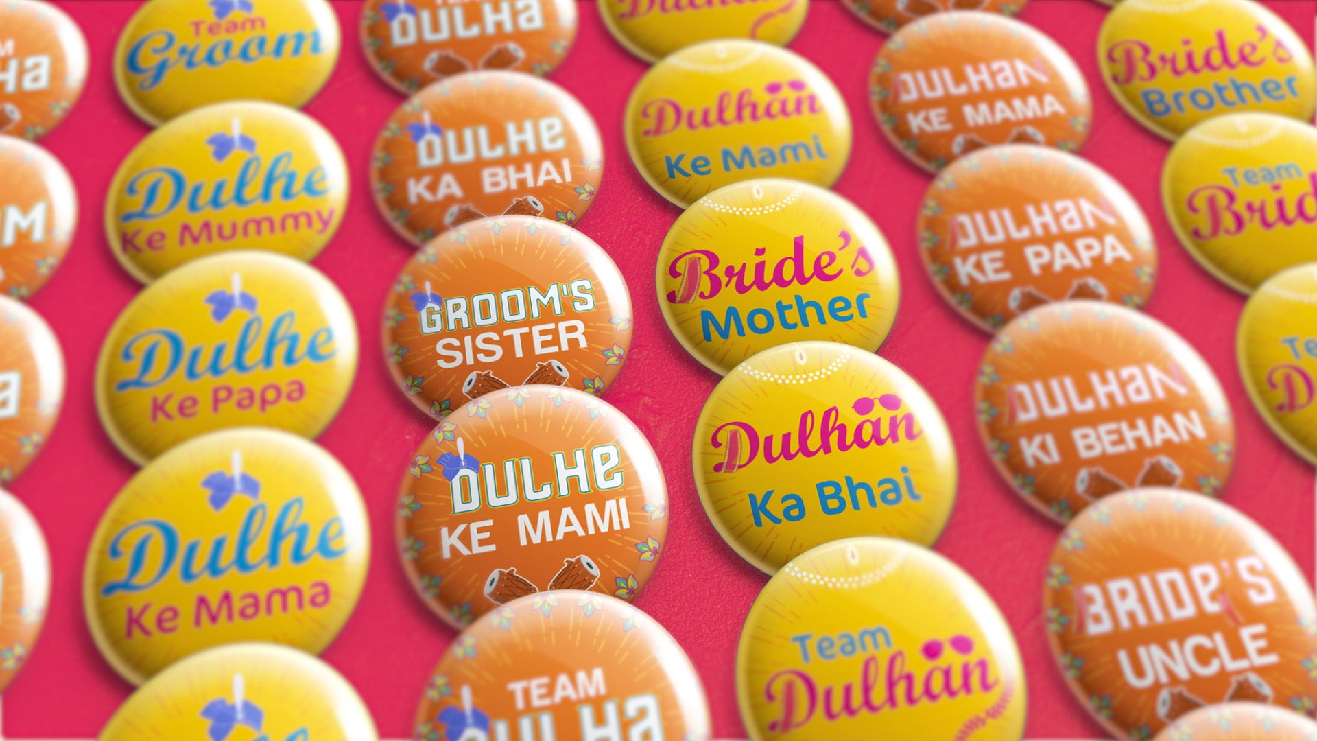 Punjabi Wedding Badges