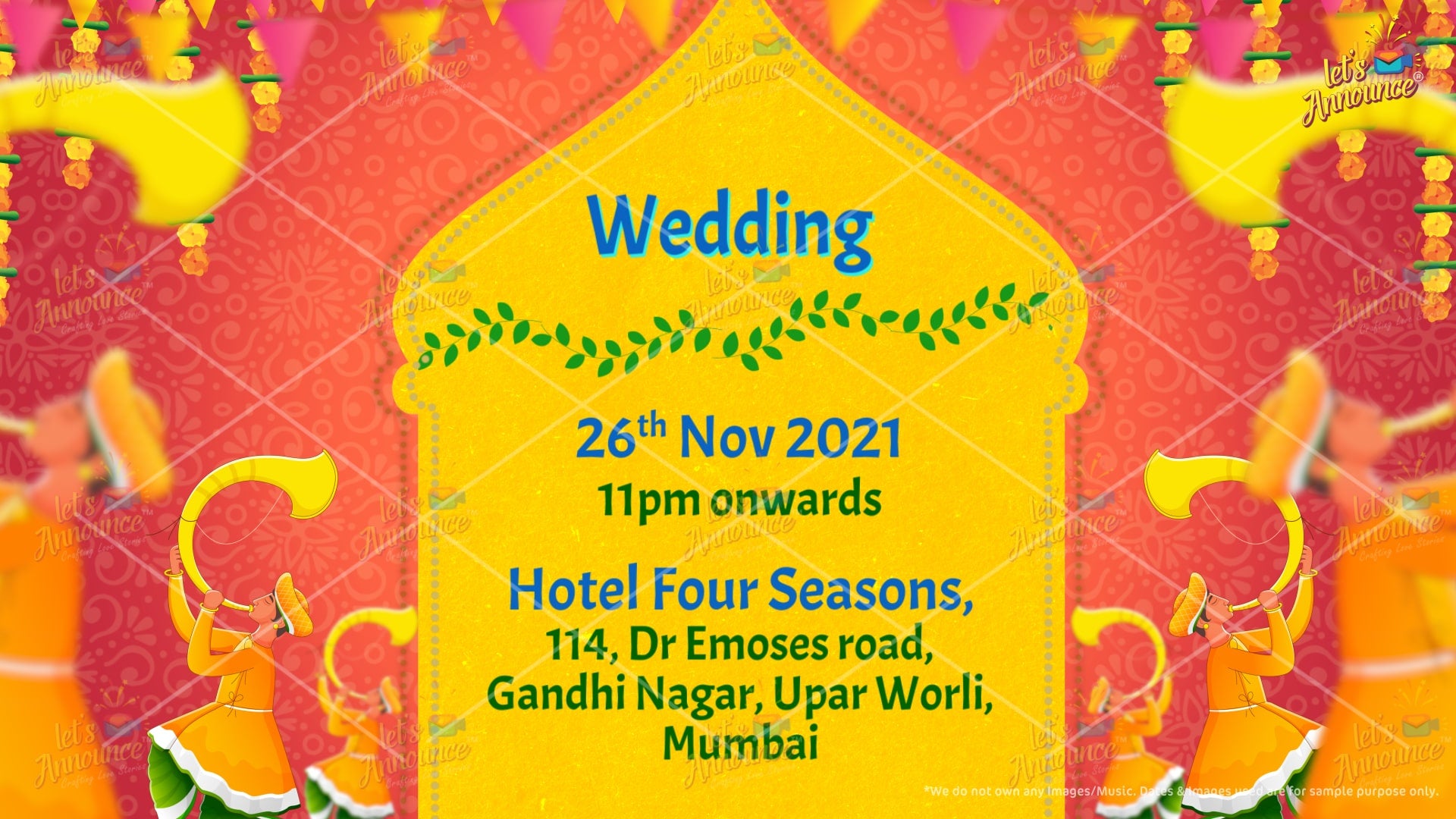 Best Wedding Invitation by www.letsannounc.com